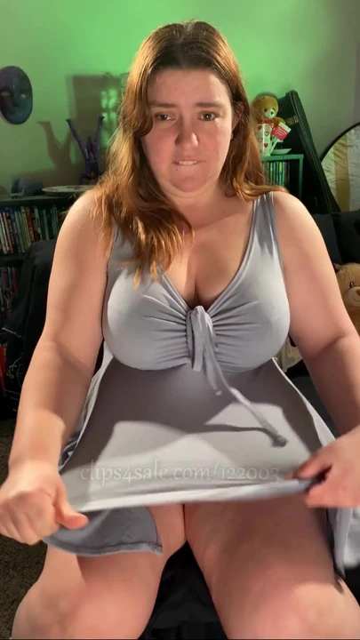 Momento de cair o queixo de "BBW Edging Orgasmos - WeVibe Vibrator - Sutiã de Bala 38G e Fetiche de Calcinha Pura"