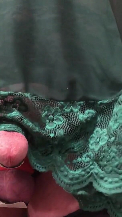 Emotional moment from "Crossdresser cums hard and long hands free with electricity"