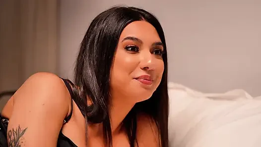Beautiful Latina Bangs a