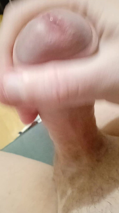 Russian guy jerking off a huge cock #4