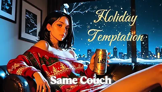Lonely MILF Gets Her Christmas Wish from Santa While Husband's Away
