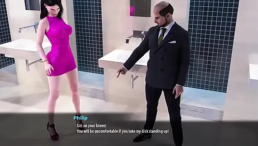 Bisnis fesyen #1 - monica nyepong kontol dua kali di toilet - game porno, game dewasa, game 3d