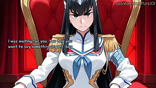 Endure 3 hot students to taste Satsuki's magnificent body (Sex JOI)