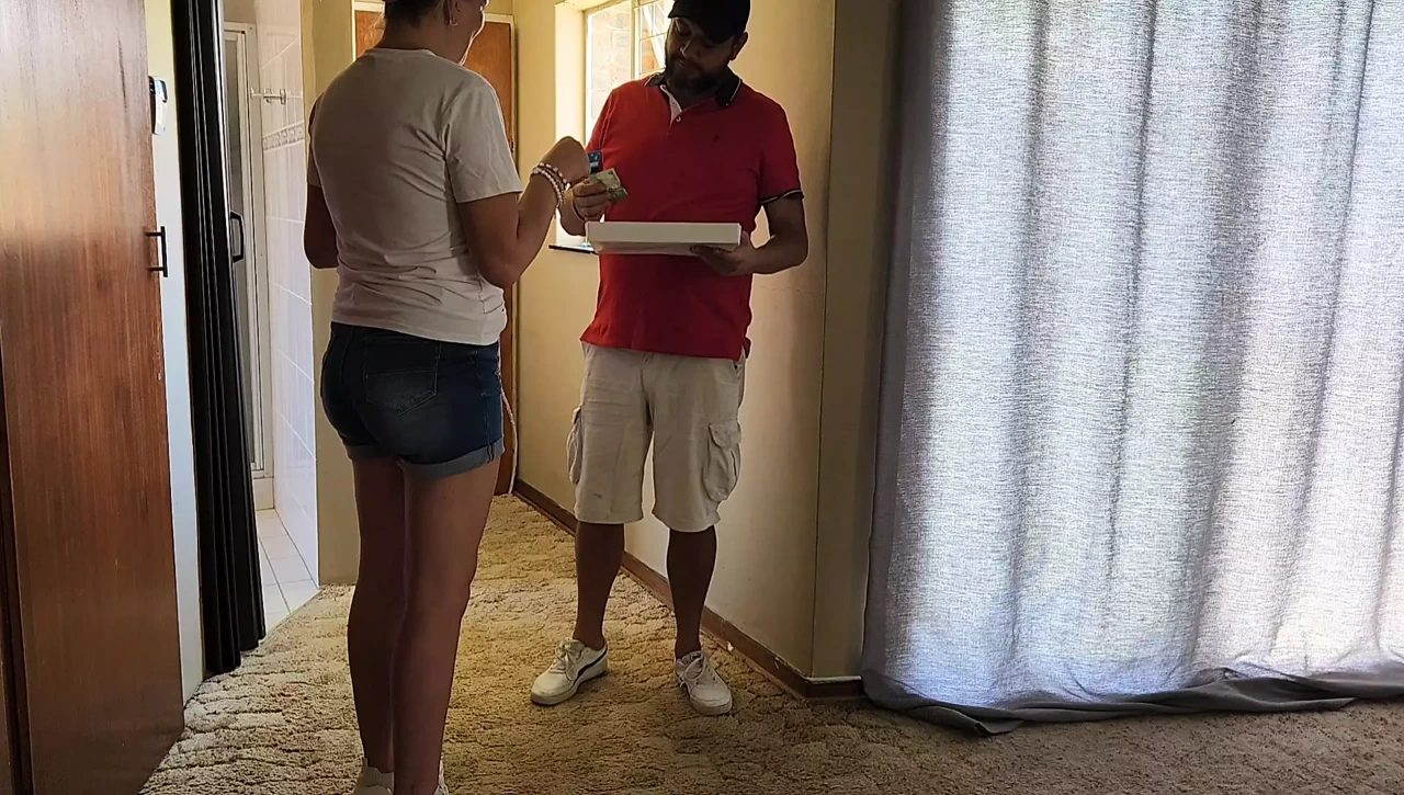 Cuckold i dared my wife to fuck the pizza guy