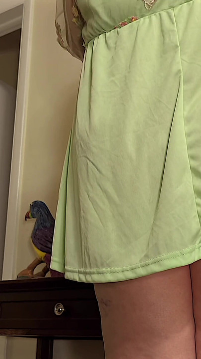 Watching This Hot Sexy Maid in Dress, Taking off Her Panty & Bending Over Gonna Make You Cum Fast, the Best Cleaning Lady Ever