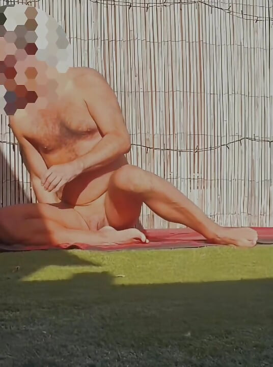 Large Buttplug, Fucking Myself in the Garden