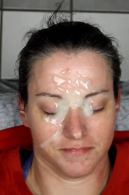 Homemade Amateur Cumslut Taking Loads to Her Pretty Face