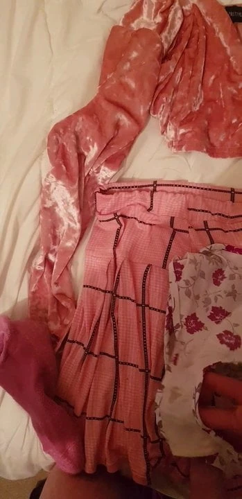 Cum on clothes
