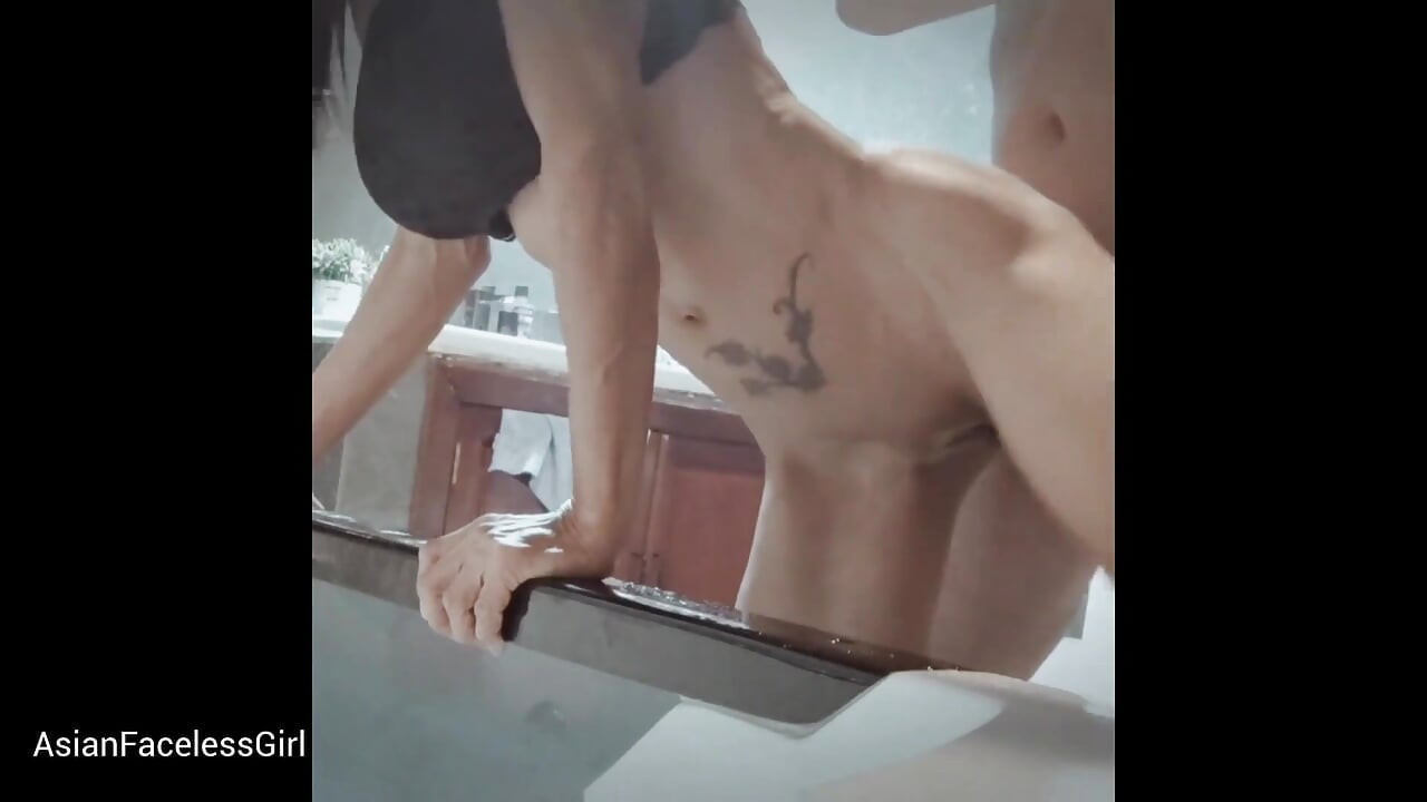 Asian faceless girl  Asian tiny pussy fucking with music