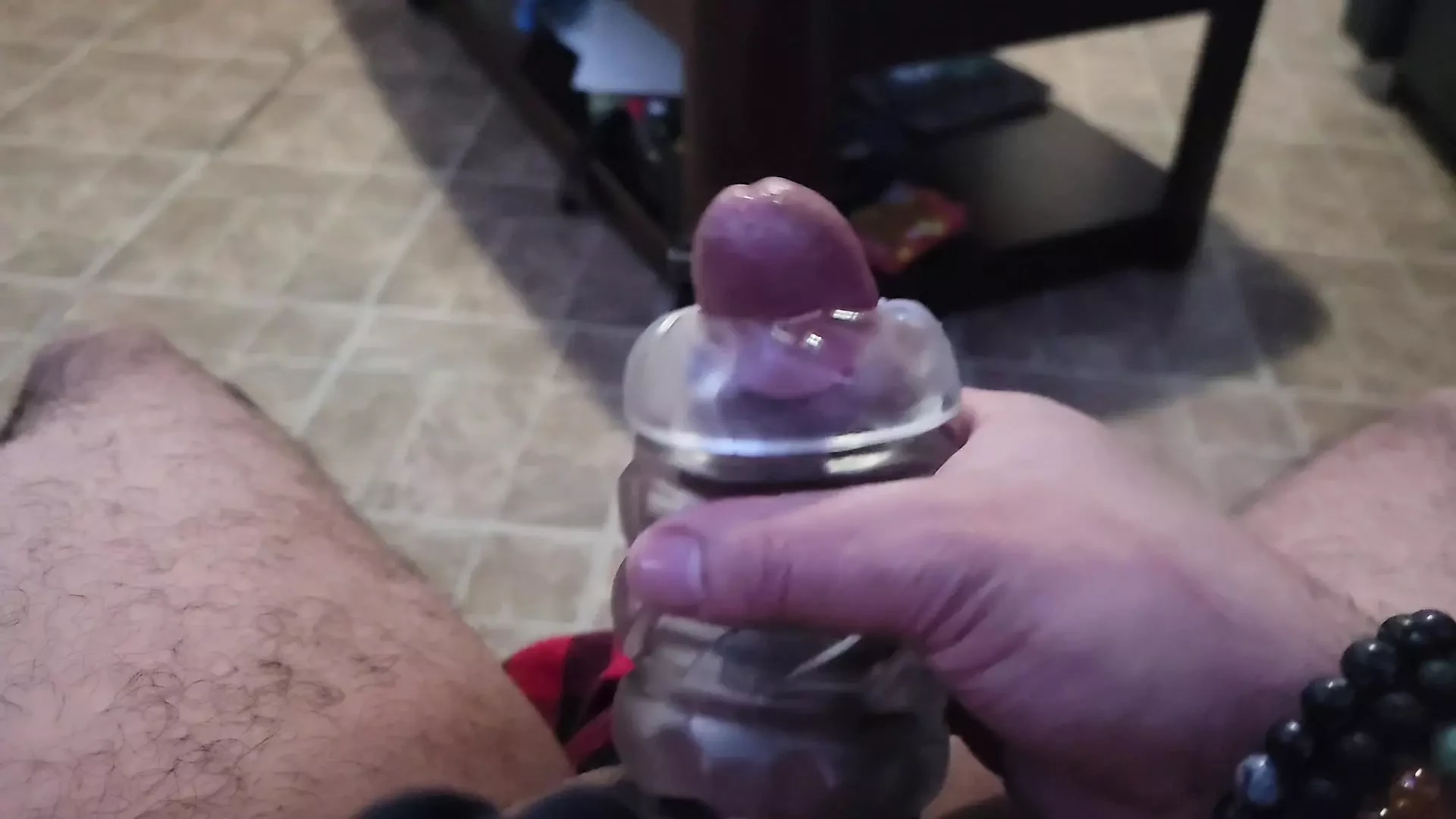 Playing with a Fleshlight until sperm comes out 2