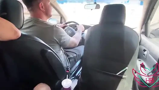 Istri nakal ini kontolku sambil dientot sama suaminya di kemudi