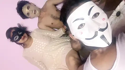 Friend and His Wife - Joined Hands in Threesome