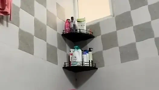 Indian Mom Shower Striptease