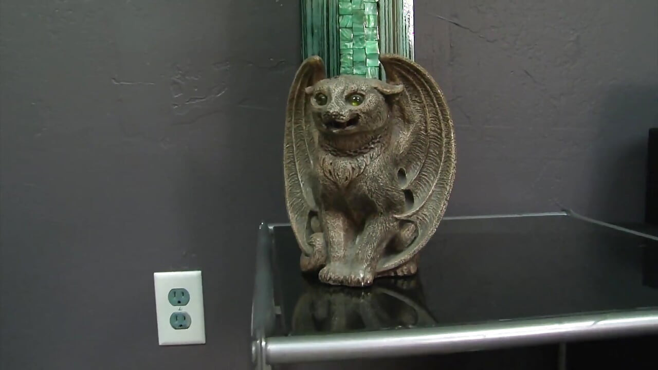 Stunning dark haired tattooed babe fucks her stepdad