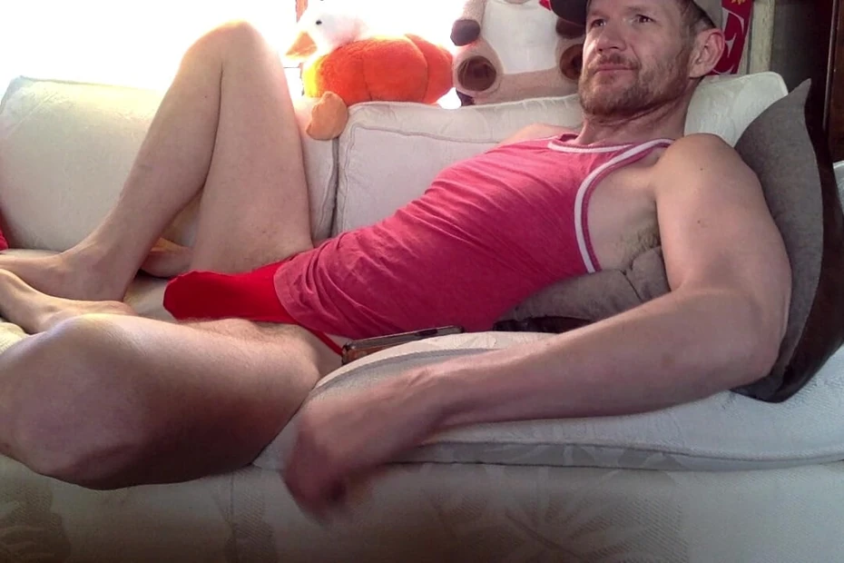 6 foot 6 Muscle Stud post run sweat