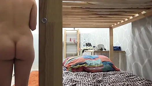 Blowjob and footjob from sweet Sugar Lya