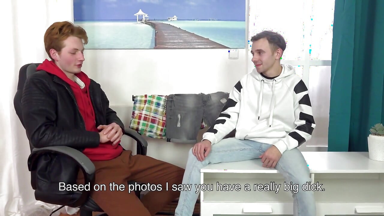 Big cock promotion between horny little twinks