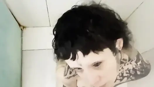 Tattooed Slut Never Stops Halfway Every Drop, Every Time, All the Piss