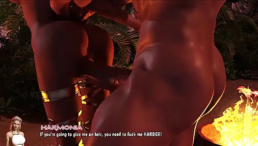 Conan and Princess Harmonia Full Sex Scene Barbarian Conquest Game