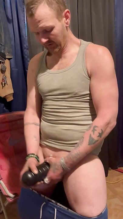solo fleshlight fuck