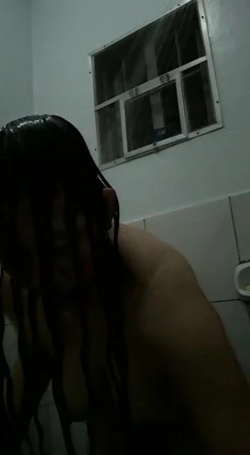 Bitch taking a shower