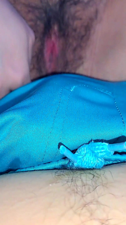 My stepsister takes my cock out