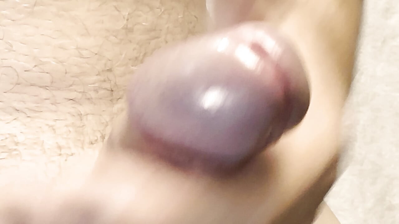 I love you, and I'm showing you my cock up close while I masturbate