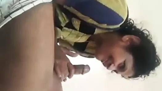 Cute real indian m0m sucking cock 2