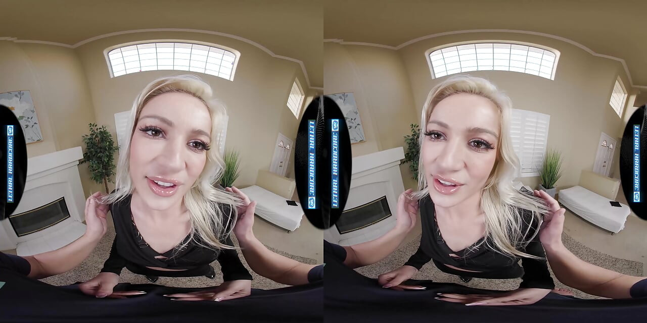 LETHAL HARDCORE VR - Horny Wife Next Door CHERRY KISS Welcomes You To Neighborhood With Her Pussy