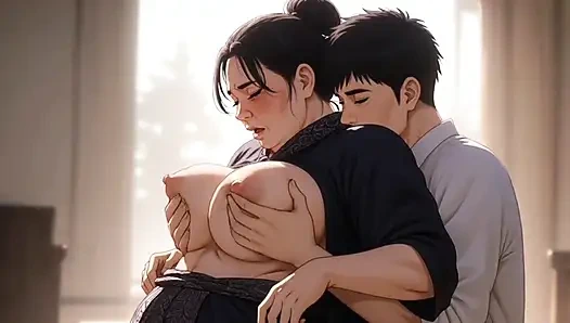 Мачеха трахает своего пасынка