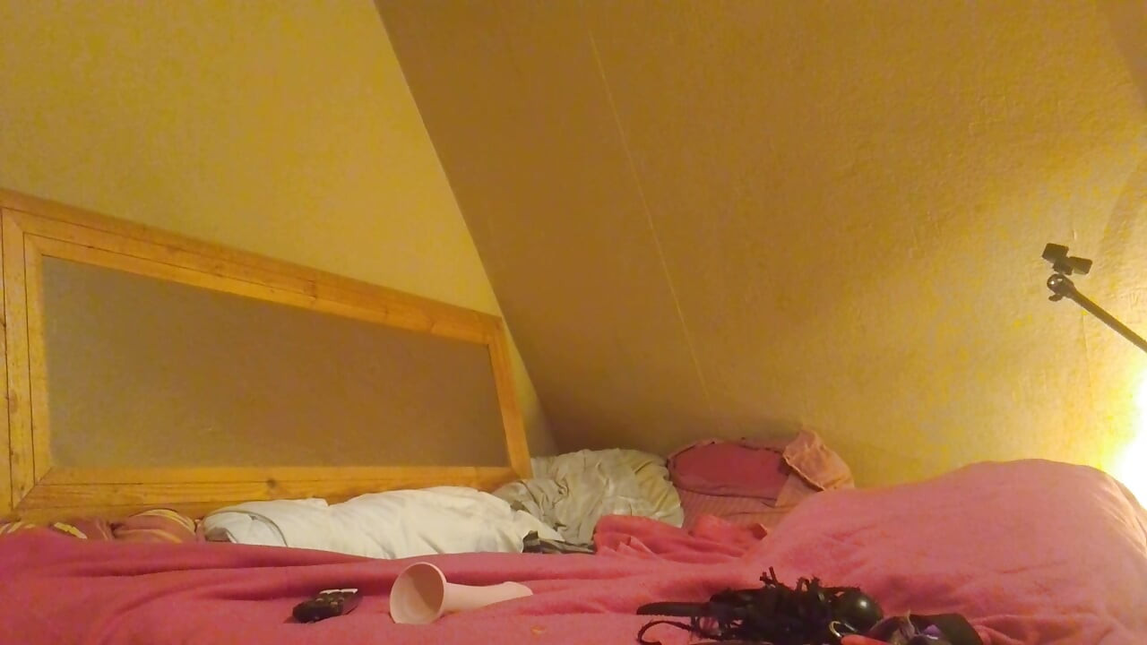 She fucks me with a strap-on dildo and then I finish her off with my cock