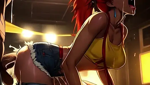 Misty bekommt BBC in einer mosh-grube