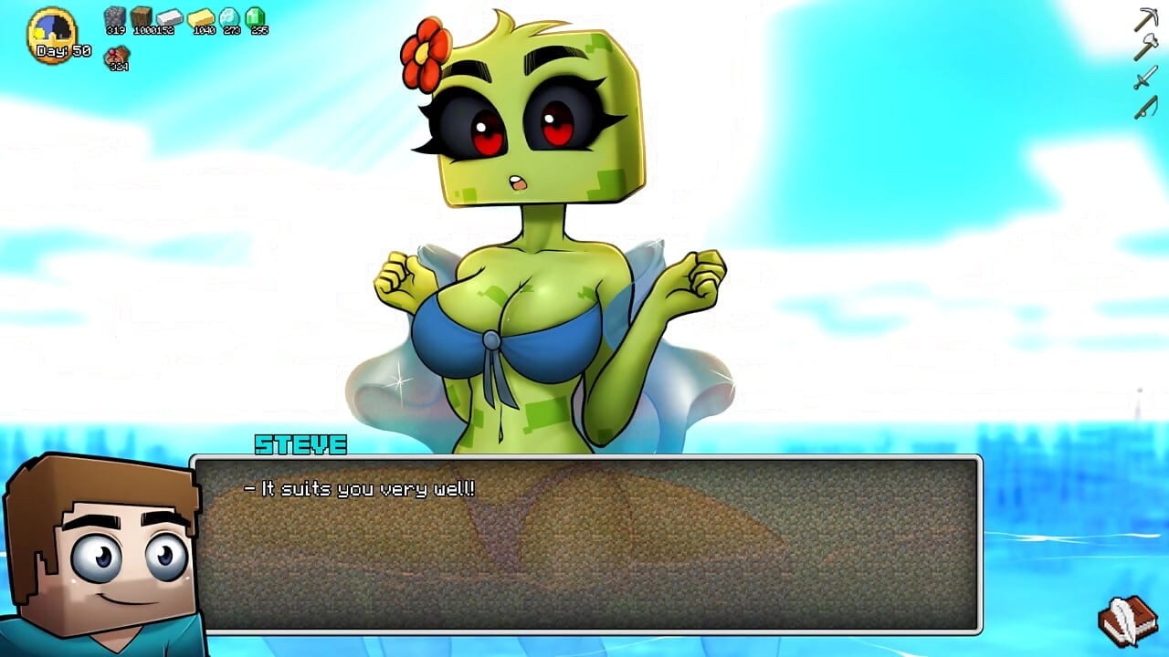 Minecraft Napaljeni Zanat - Dio 15 - Puzavac za Kupaće Kostime od Loveskysanhentai