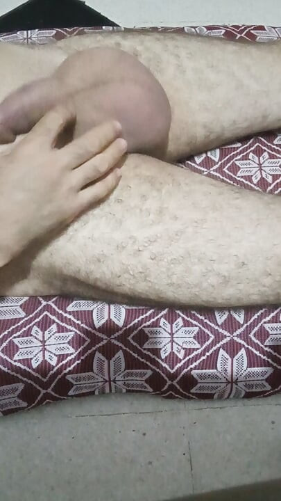 Hot cum after a long handjob