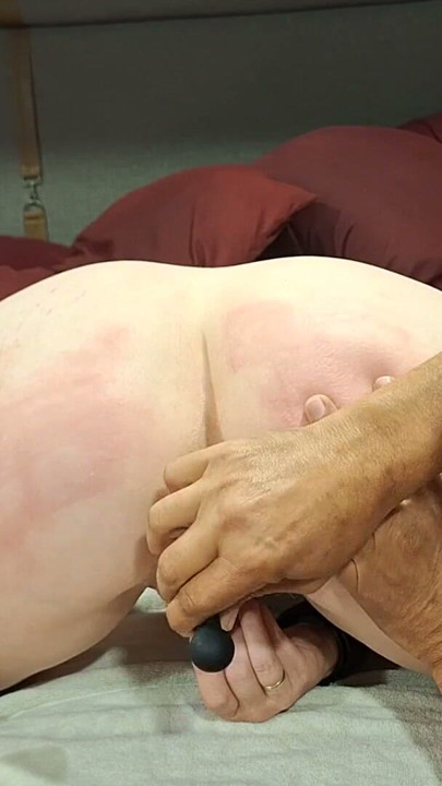 Made to masterbates while being used and spanked | Clip 1