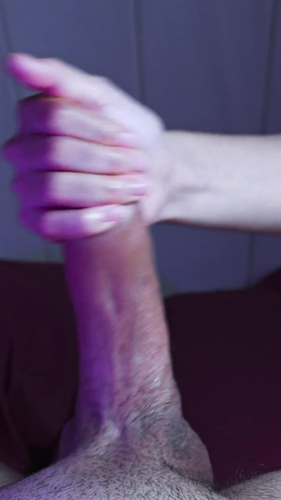Sensual handjob - hard cock masturbation and huge cumshot! | Clip 1