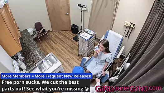 Невинная застенчивая Mira Monroe получает первый гинекологический осмотр от доктора Tampa и медсестры Aria Nicole предоставлено girlsGoneGynoCom