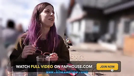 The Neighbor Surprises Us and Then Takes Us!! (vlog - French Threesome with Norage)