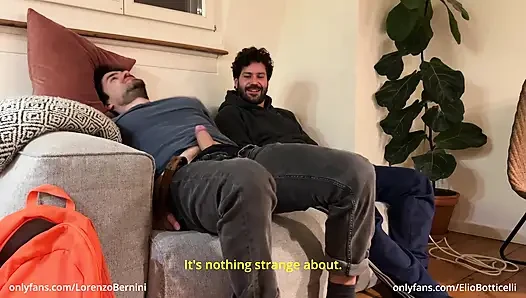 My straight friend and me jerk eachother off for the first time