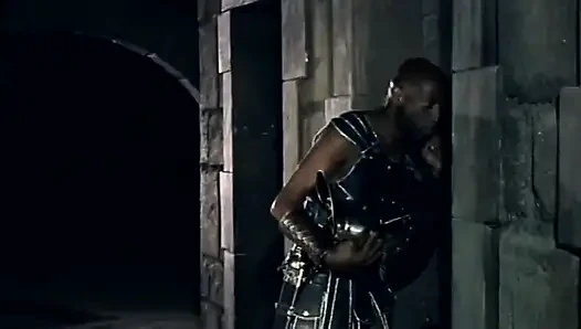 Young African Black Muscle Stud Strokes His BBC Solo and Shoots a Massive Load