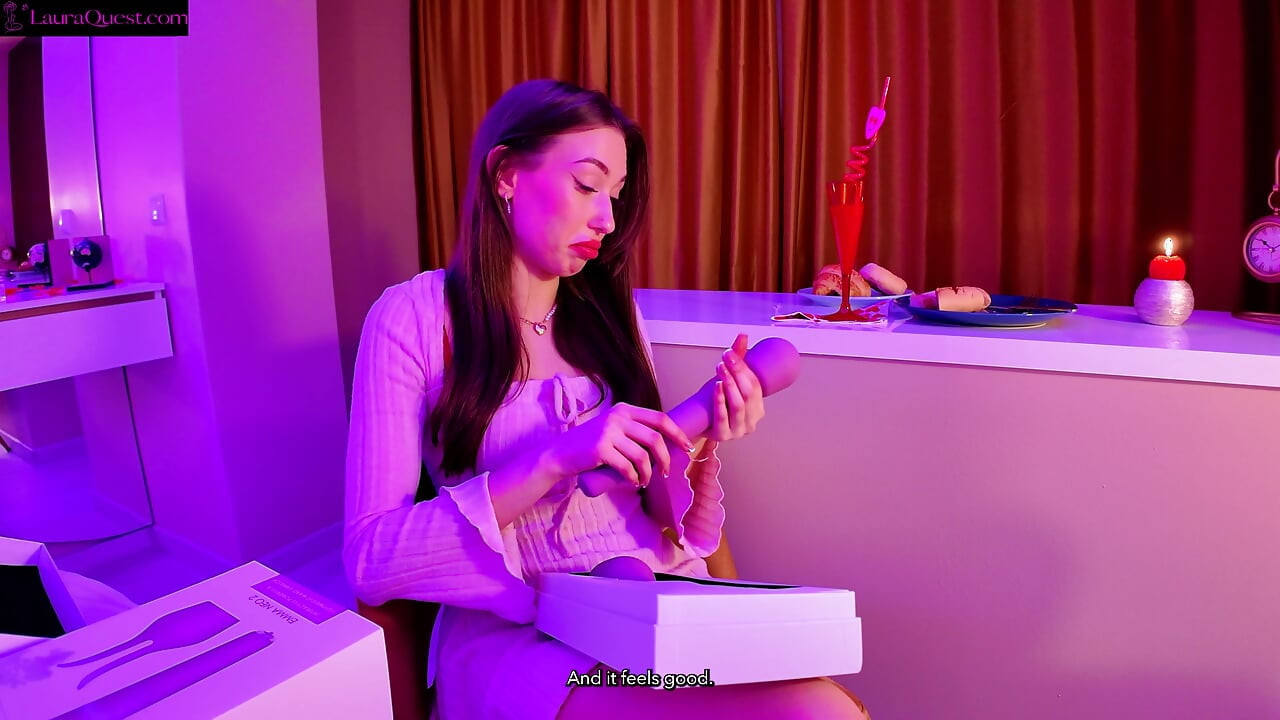 Valentine's Surprise He Gifts Me a Toy, I Squirt for Him & Make Him Cum Twice