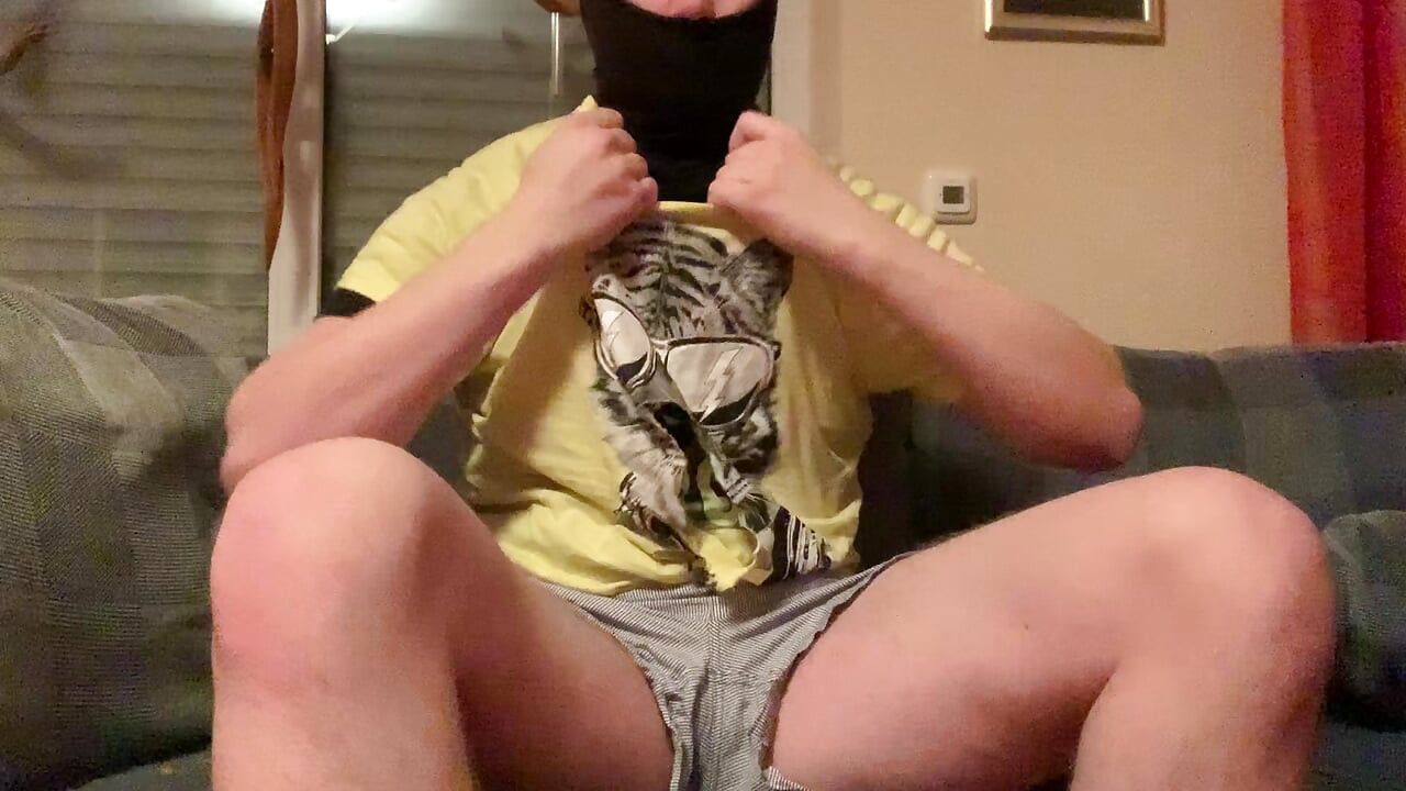 I tear my clothes off and jerk off like hell