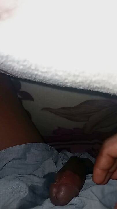 Nearly caught fat cock Moaning while Masturbating