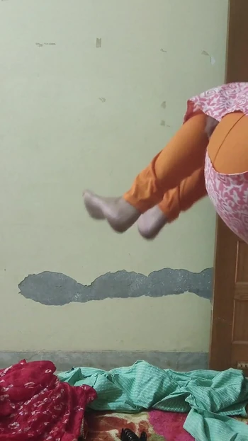 Thrilling moment from "Stepmom ko girlfriend boyfriend roleplay ke liye manaya stepmom fucked hard in her big ass fucking &"