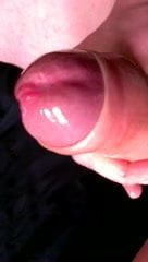 Uncut cock messy cum