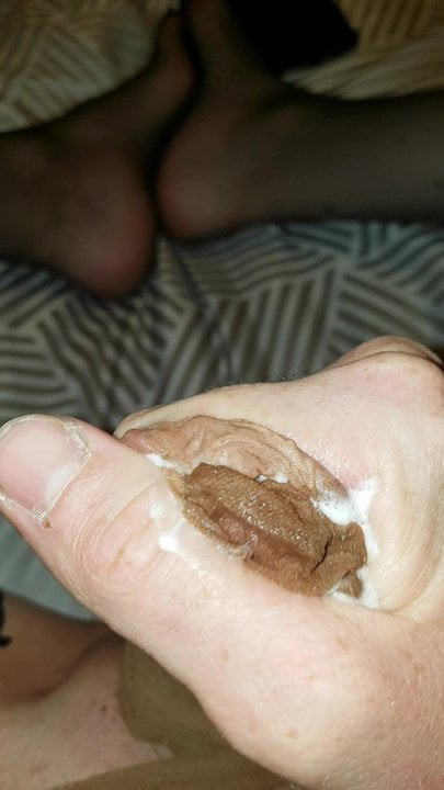 Creamy nude stocking
