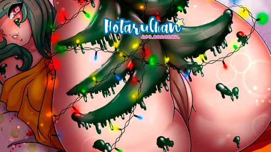 Ik heb mijn enorme kont voor je klaargemaakt met Kerstmis - hentai door hotaruchanart