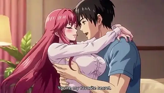 Kleines geheimnis von stiefmutter und stiefsohn allein zu hause