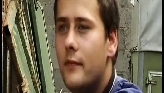 Blonde German Babe Gets Shared in Vintage FFM Threesome Age Gap