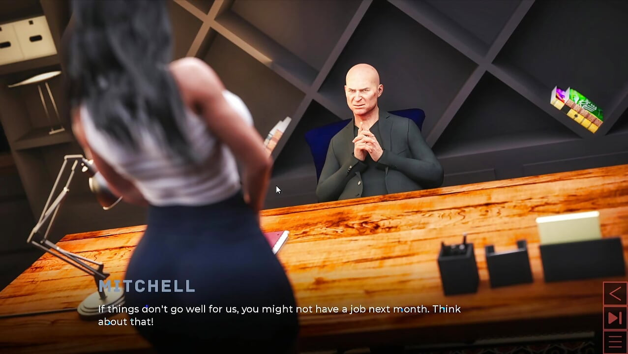 the synthetic milf masturbate her boss